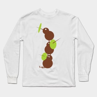 Tripple kiwi Long Sleeve T-Shirt